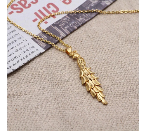 Золота підвіска Східного Феніксу з 18-каратного золота приносить Удачу і Любов