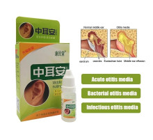 Китайські Вушні краплі антибактеріальні від отиту та запалення вуха, від закладеності