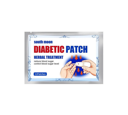 Трав'яний китайський пластир від цукрового діабету Diabetic Patch 12 шт.
