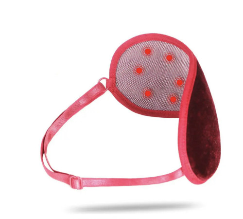 Турмалінова маска для очей із турмаліном, магнітами та біофотонами