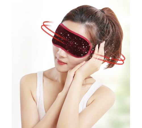 Турмалінова маска для очей із турмаліном, магнітами та біофотонами