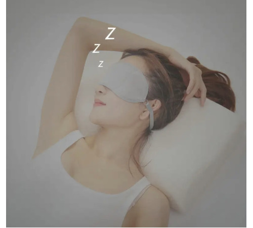 Турмалінова маска для очей з іонами срібла, магнітами та біофотонами