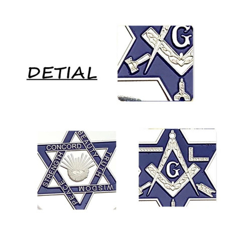 Срібна масонська монета багатства Зоряного масонського очей