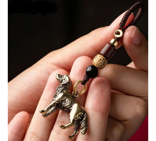 Брелок Грошова Собака для багатства та процвітання