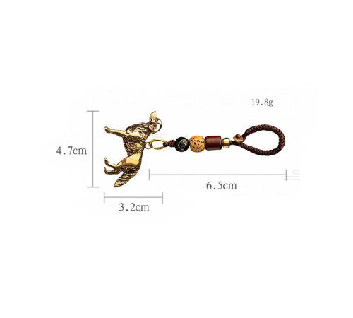 Брелок Грошова Собака для багатства та процвітання