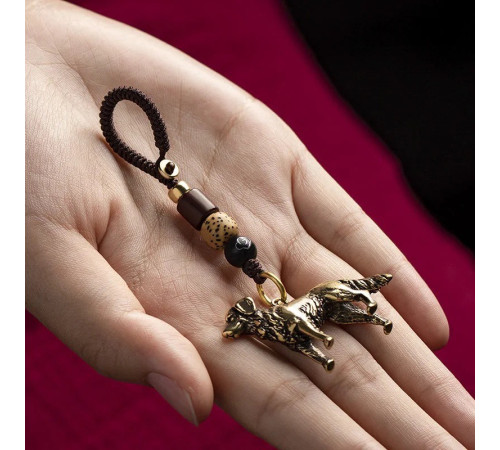 Брелок Грошова Собака для багатства та процвітання