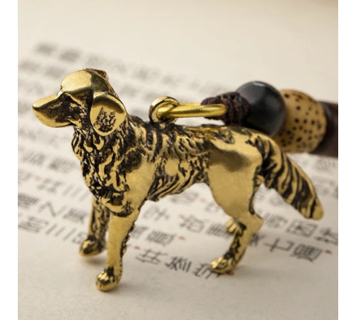 Брелок Грошова Собака для багатства та процвітання