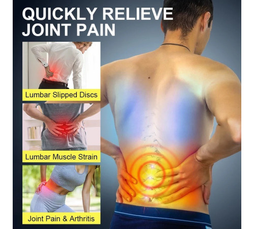 Ортопедичний пластир для хребта з турмаліном Pain Relief Plaster 12 штук