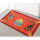 Килимок придверний Дракон і Фенікс фен-шуй червоний великий 78х48 Процвітання дому