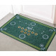 Килимок придверний зелений 9 китайських монет фен-шуй великий 80х50 Процвітання дому*