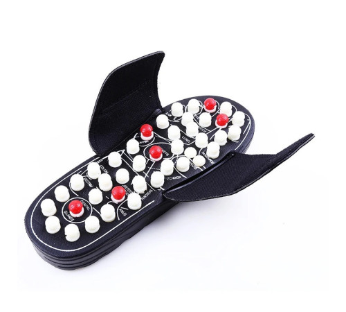 Капці масажні ортопедичні з турмаліном терапія акупресурою для стопи 39 розмір