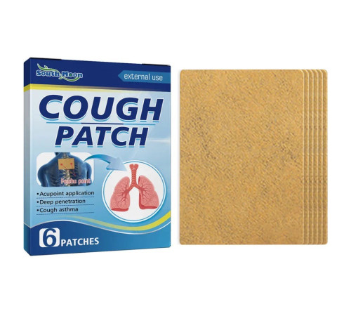 Пластир Інфрачервоний проти кашлю, хронічного бронхіту, а також застудними недугами астму 6 штук