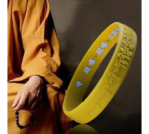 Тибетський браслет будди з мантрою для досягнення всього задуманого та очищення карми