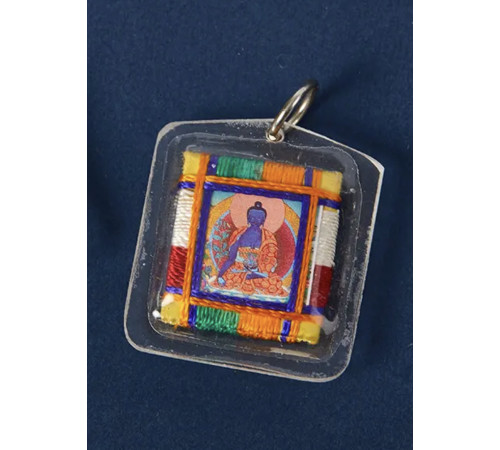 Тибетський Сакральний Талісман Будда Медицини цей амулет рекомендований для захисту від хворів і недуг зцілення