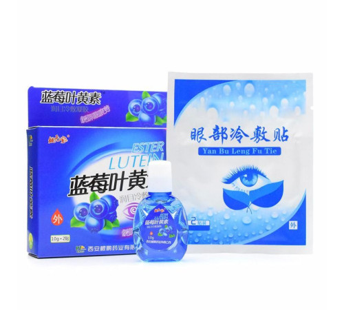 Краплі для очей із чорницею Ester Lutein у разі погіршення різкості зору, катаракту, від свербіння, знімає набряк очей