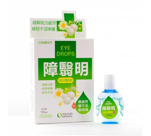 Глазурні краплі для відновлення здоров'я очей  ромашкою і з ведмежею жовчкою