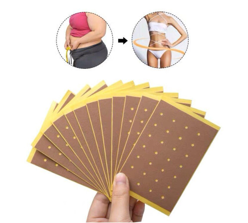 Турмаліновий пластир для зниження ваги над жиром спалювання Slimming patch 12 штук