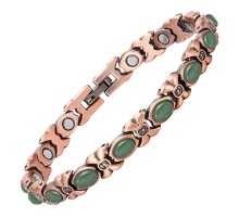 Турмаліновий браслет із нефритом і магнітами для здоров'я енергії та нормалізації тиску