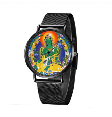 Тибетський сакральний годинник Зеленої Тари захист від злодіїв, війни, стихії, дає здоров'я й гроші допомогу в усьому