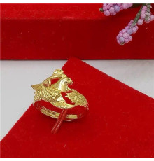 Золоте кільце Фенікс для достатку удачі для нового багатства та процвітання, здійснення бажань