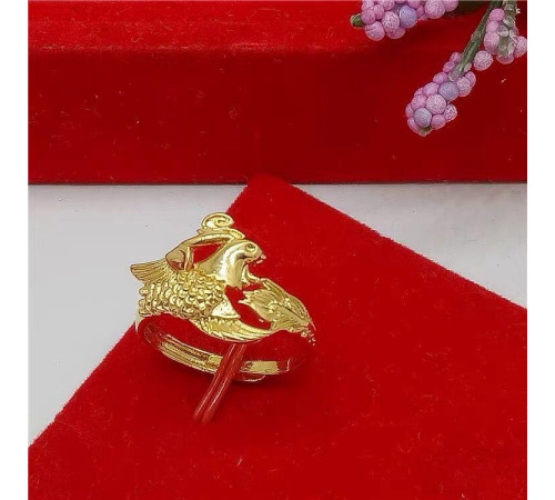 Золоте кільце Фенікс для достатку удачі для нового багатства та процвітання, здійснення бажань