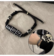 Тибетський Браслет намистиною Дзі з 9 очима збільшує удачу в багатстві від сочка