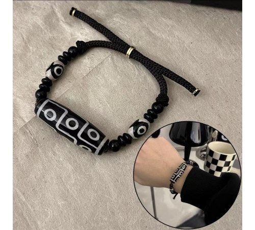 Тибетський Браслет намистиною Дзі з 9 очима збільшує удачу в багатстві від сочка