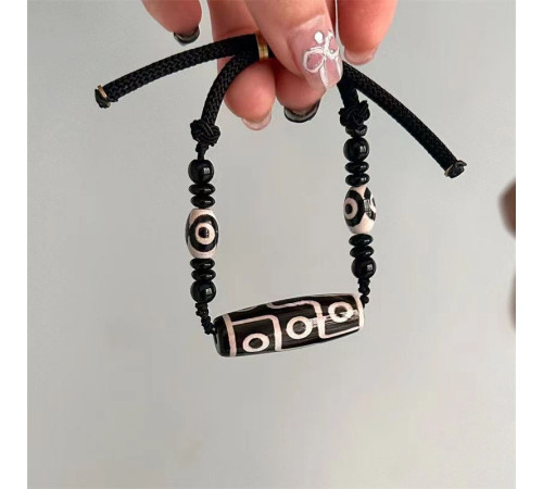 Тибетський Браслет намистиною Дзі з 9 очима збільшує удачу в багатстві від сочка