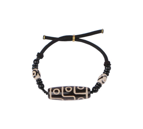 Тибетський Браслет намистиною Дзі з 9 очима збільшує удачу в багатстві від сочка