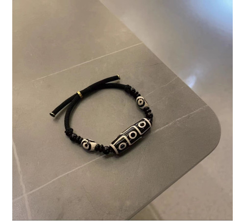 Тибетський Браслет намистиною Дзі з 9 очима збільшує удачу в багатстві від сочка