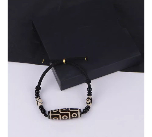 Тибетський Браслет намистиною Дзі з 9 очима збільшує удачу в багатстві від сочка