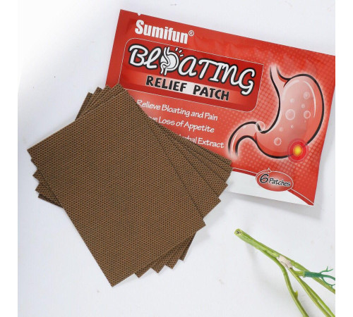 Пластир для терапії метеоризму шлунка, дитячі проблеми з травною системою шлунково-кишкового тракту 6 шт.