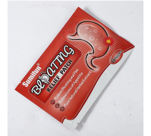 Пластир для терапії метеоризму шлунка, дитячі проблеми з травною системою шлунково-кишкового тракту 6 шт.