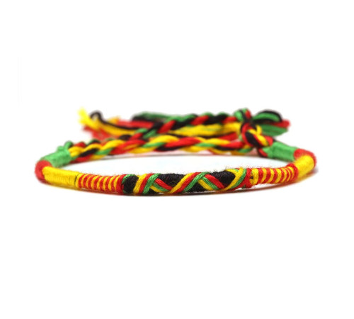 Тибетський Містичний Сакральний браслет ручної роботи червона нитка з 5 амулетами на гроші, удачу, захист