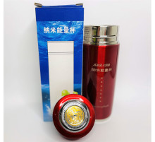 Турмаліновий Стакан із Біофотонами для структурування води червоний із драконом для удачі та здоров'я