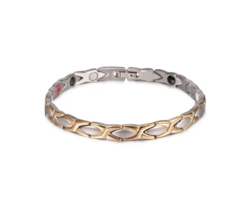 Турмаліновий браслет із позолотою APHRODITE Афродіта 5в1с гематитом для імунітету та нормалізації тиску