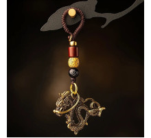 Брелок Тибетський Сакральний Дракон мідний для великої удачі, Ізобіля, Захисти, Здоров'я та влади