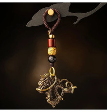 Брелок Тибетський Сакральний Дракон мідний для великої удачі, Ізобіля, Захисти, Здоров'я та влади
