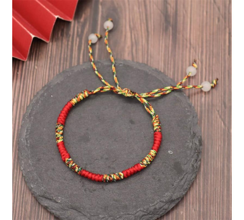 Тибетський Сакральний браслет ручної роботи червона нитка на потік грошей, велике удачу та захист, і здоров'я