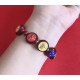 Тибетський браслет ручної роботи Киноварі з їжте Багатства для 9 періоду Здоров'я, гроші, Енергія, Удача