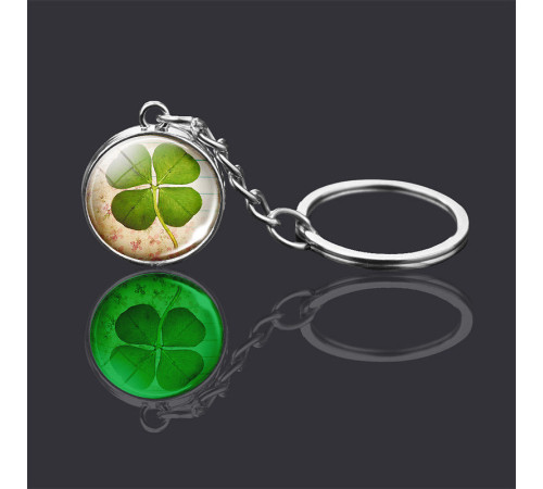 Брелок зі справжнім Чотирилистним конюшиною для удачі, Здоров'я й Дедег