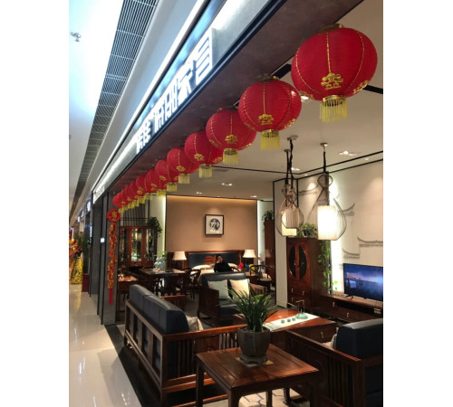 Китайські ліхтарі Великої, водостійкі Свійські Свій довголітні, Процвітання та Ізобілі 1 шт 40*37см