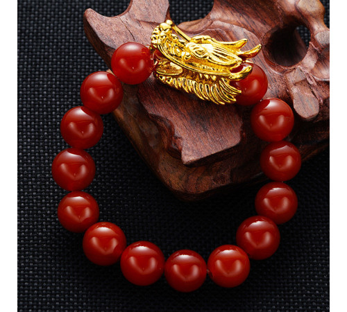 Браслет Голова Дракона з Кинарі Успіх, Захист і Великі Гроші з Сінгапуру на 9 період виконує бажання