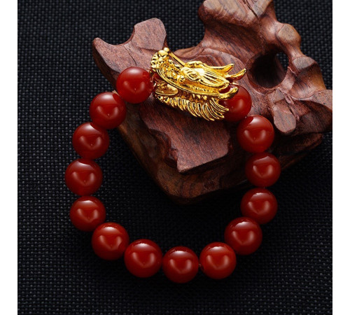 Браслет Голова Дракона з Кинарі Успіх, Захист і Великі Гроші з Сінгапуру на 9 період виконує бажання