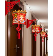 Китайські ліхтарі, Багатство, Благословіння, Довголіття, Процвітання та Ізобілія 1 шт.