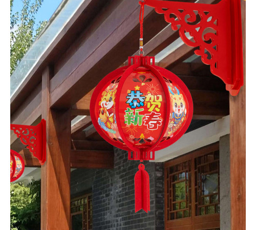 Китайські ліхтарі на Удачу, Багатство, Благословіння Довголіття, процвітання та Ізобілія 1 шт 50*25 см