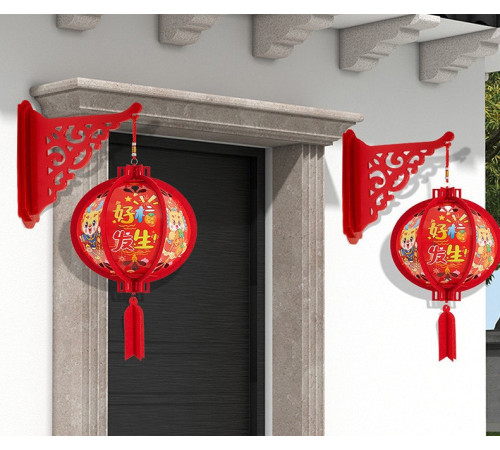 Китайські ліхтарі на Удачу, Багатство, Благословіння Довголіття, процвітання та Ізобілія 1 шт 50*25 см
