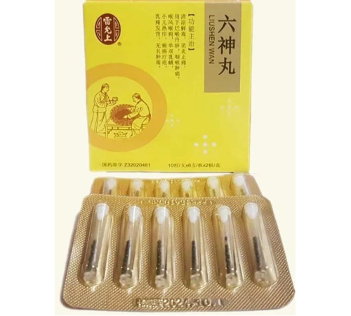 Лю Шень Вань (Liu Shen Wan, Liushen Wan) Пилюлі для усунення запалення й болю в горлі