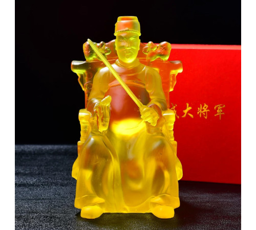 Сінгапурська Статуетка Тай Суй Амулет Талісман ручна робота захист на 9 період на 20 років 17 см