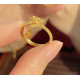 Тибетське Золоте кільце Сакральний Дракон із фіанітами для здійснення ваших бажань у 9 періоді та удачі